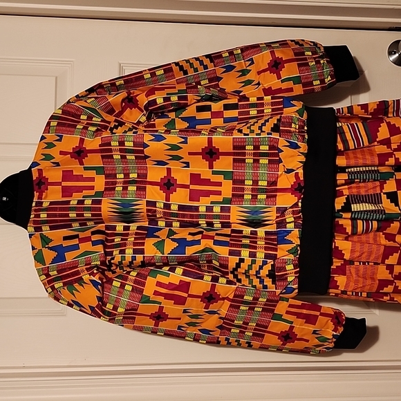 Ankara African Print Midi Skirt - Picture 4 of 5
